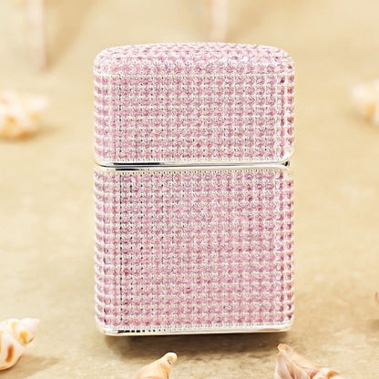 Zippo Argent-Layered Case Pink Crystal Protector Angel - CM80