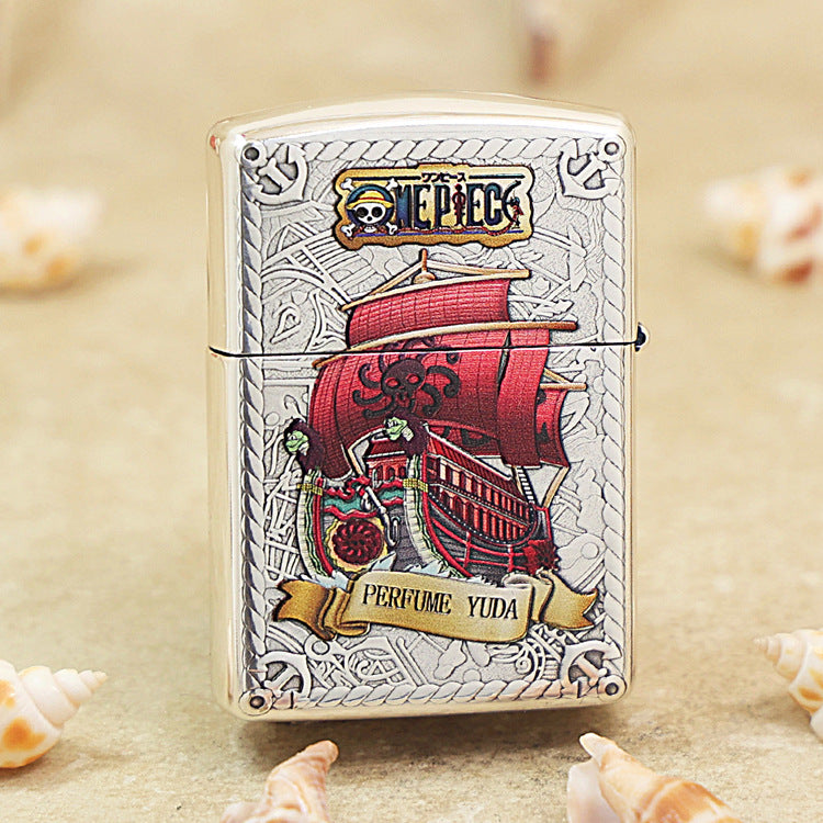 Zippo Argent Embossed One Piece Monkey D. Luffy Version - DS166