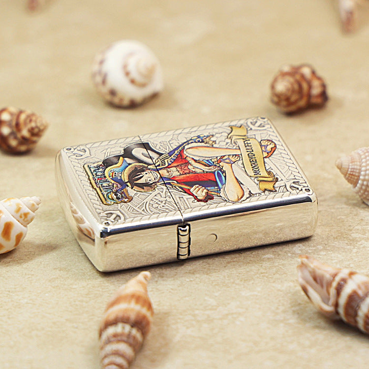 Zippo Argent Embossed One Piece Monkey D. Luffy Version - DS166