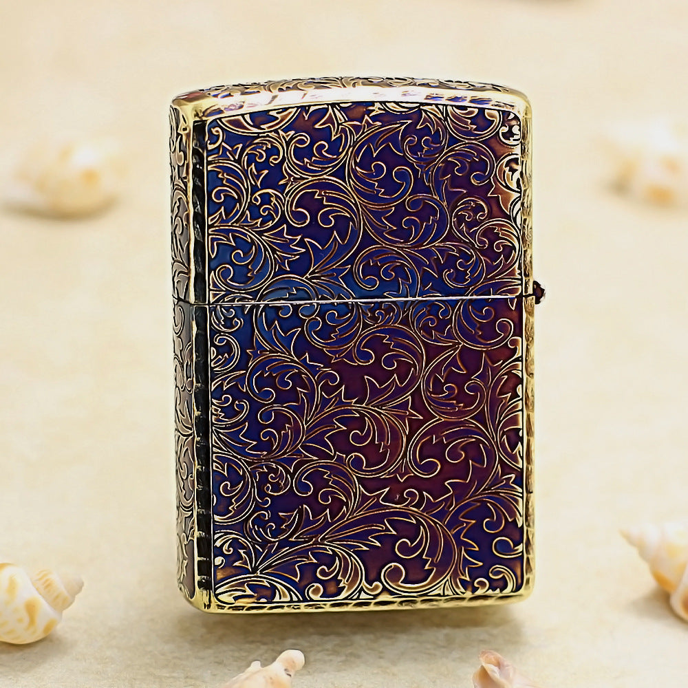 Zippo Smoked Gold Soaring Serpent Medallion - JP75