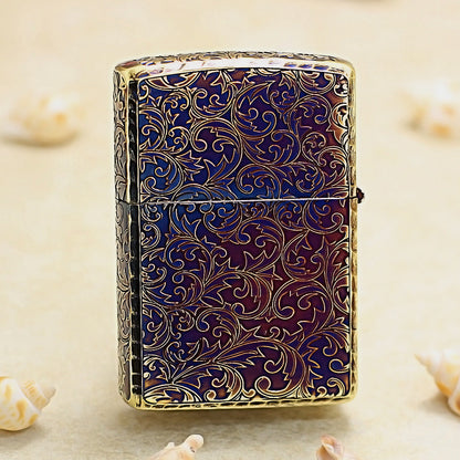 Zippo Smoked Gold Soaring Serpent Medallion - JP75