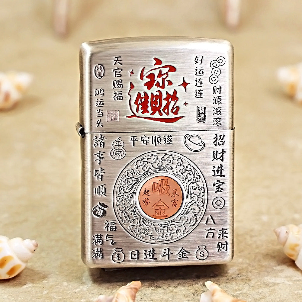 Zippo Smoked Argent Riches Summoning Decree Version - DS162