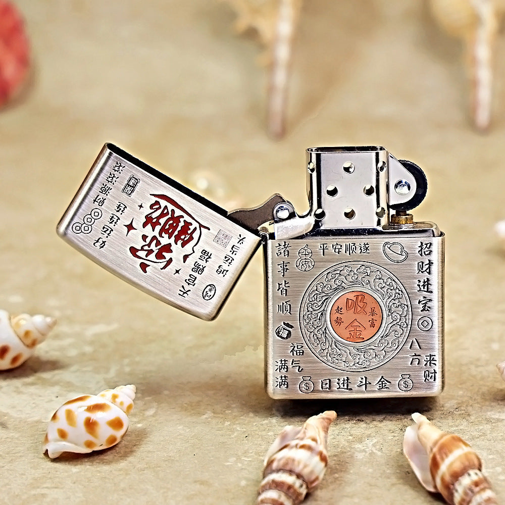 Zippo Smoked Argent Riches Summoning Decree Version - DS162