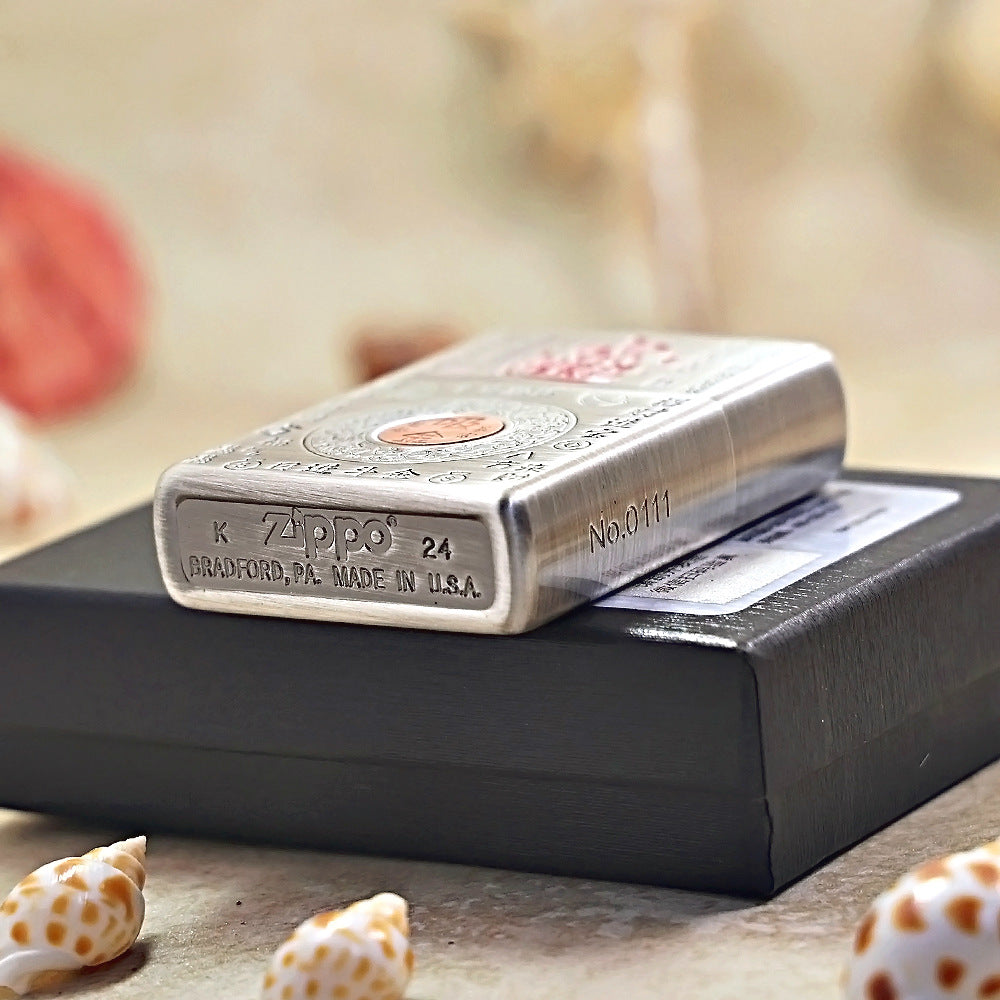 Zippo Smoked Argent Riches Summoning Decree Version - DS162