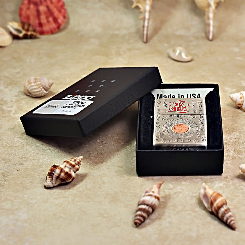 Zippo Smoked Argent Riches Summoning Decree Version - DS162