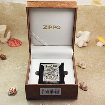 Zippo Two-Finish Argent and Gold Sun Wukong Monkey King Medallion - DS159