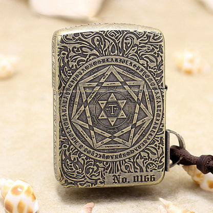 Zippo 1941 Replica Vintage Bronze 'Orthodox Redemption Cross' - CC10