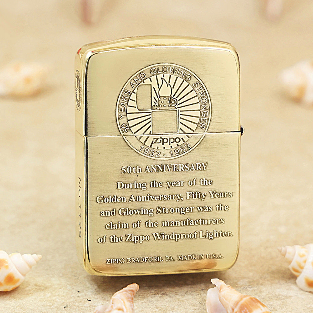Zippo 1941 Replica Premium Shine Bronze '50th Anniversary' - CC28