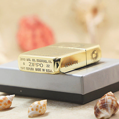Zippo 1941 Replica Premium Shine Bronze '50th Anniversary' - CC28