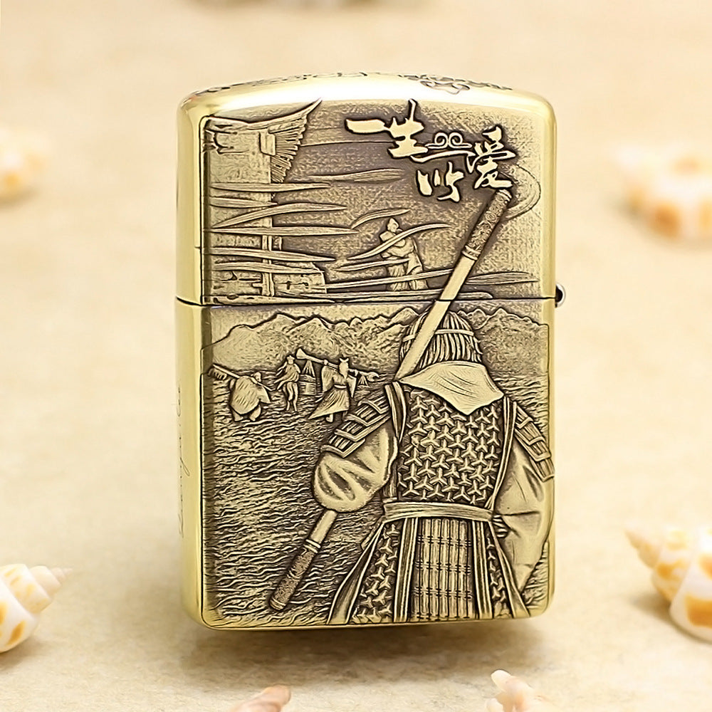 Zippo Vintage Bronze A Life's True Love Sun Wukong 3d-embossed - CC109