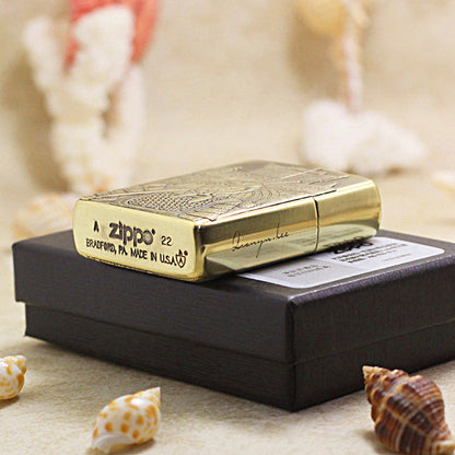 Zippo Vintage Bronze A Life's True Love Sun Wukong 3d-embossed - CC109