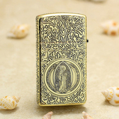 Zippo Vintage Bronze Constantine Crucifix - CC48