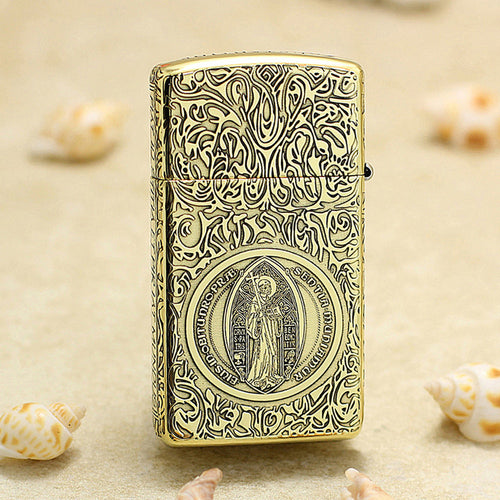 Zippo Vintage Bronze Constantine Crucifix - CC48