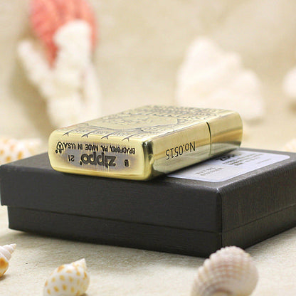 Zippo Vintage Bronze Intricate Engraved Mahjong Winner 3d-embossed - CC123