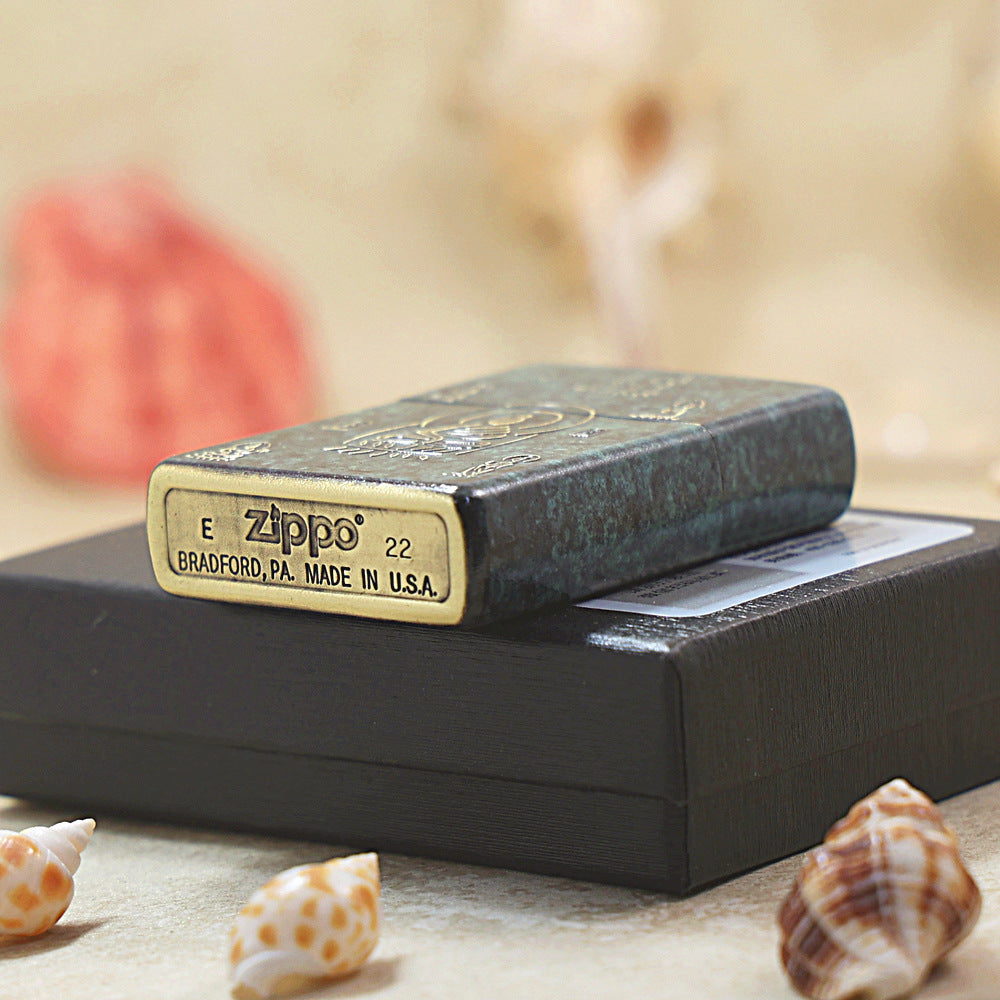 Zippo Vintage Bronze 'Zen Buddhist Totems' - DS141