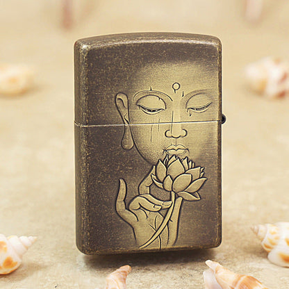 Zippo Vintage Copper 'Zen Silence Buddha' - CC07