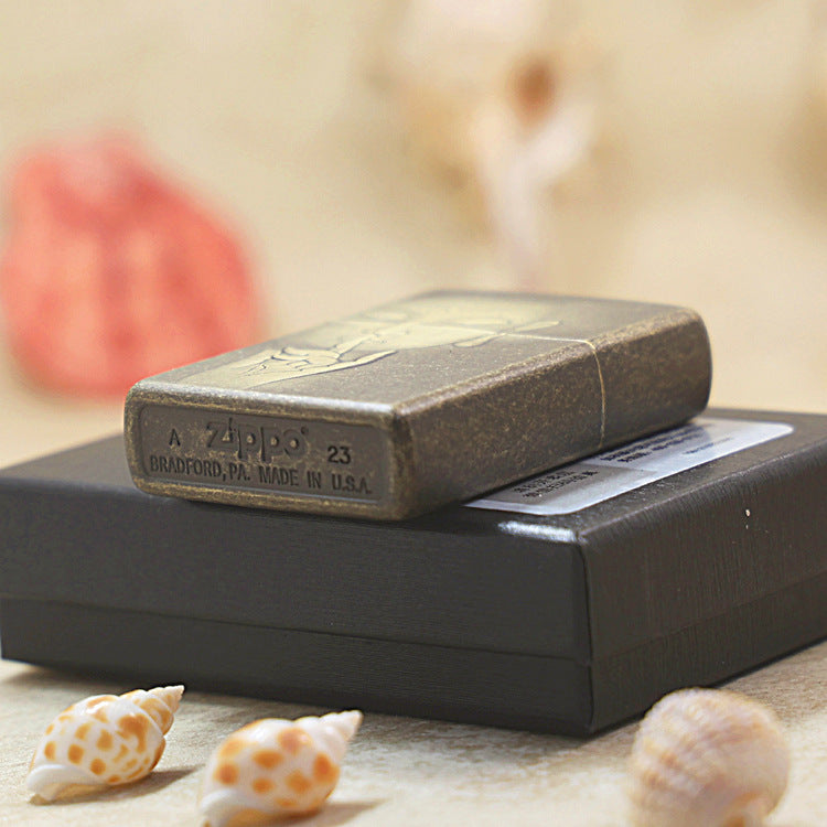 Zippo Vintage Copper 'Zen Silence Buddha' - CC07