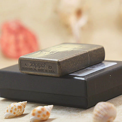Zippo Vintage Copper 'Zen Silence Buddha' - CC07