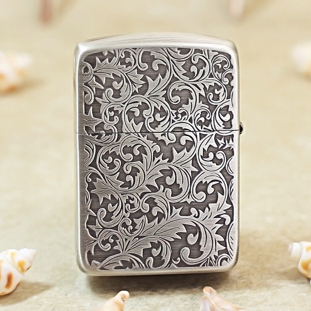 Zippo Vintage Argent Arabesque Flora & Plant Collection - 1941-DS03