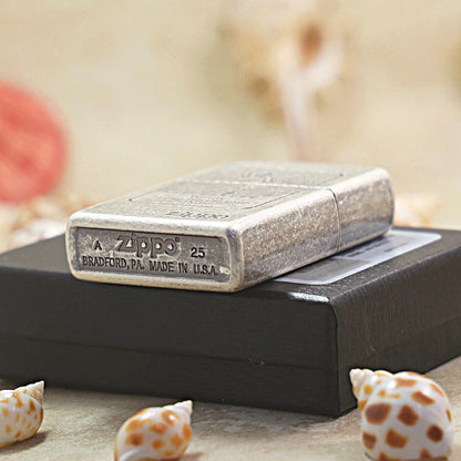 Zippo Vintage Argent Stripe Windy Maiden - 205-DS89