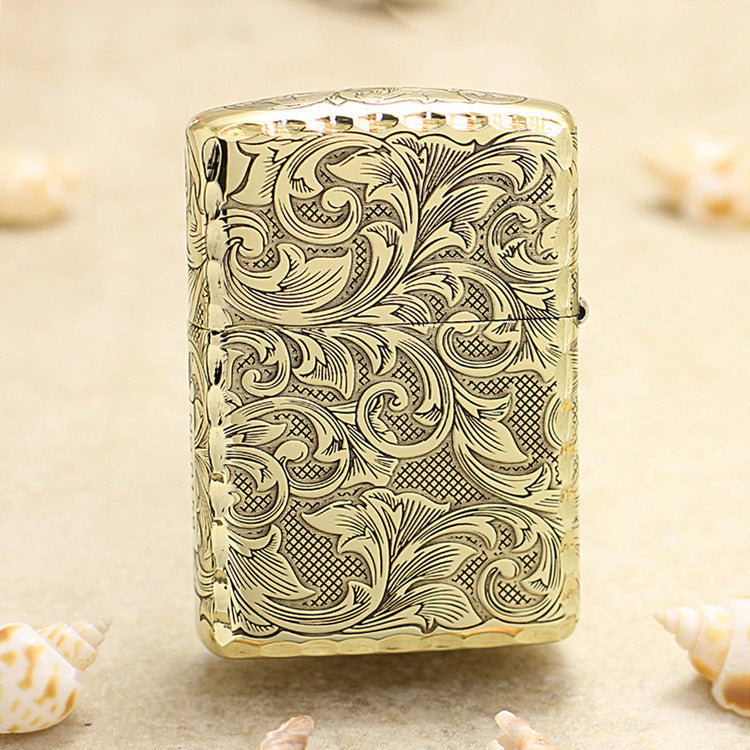 Zippo Heavy-duty Vintage Bronze 'Baroque Lady' - CC21