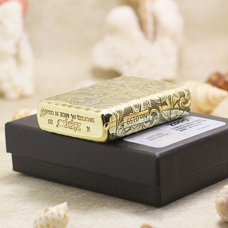 Zippo Heavy-duty Vintage Bronze 'Baroque Lady' - CC21