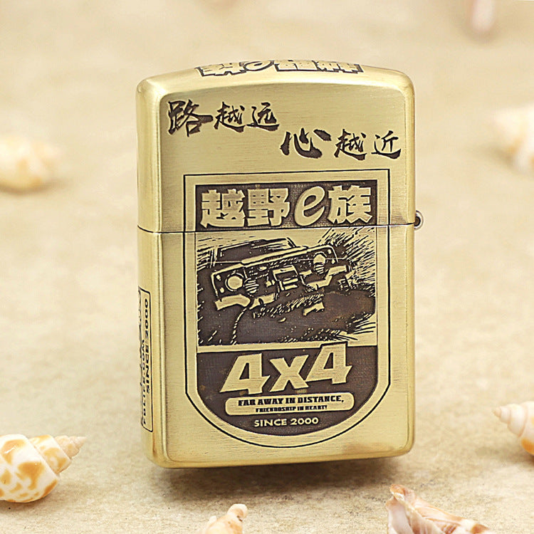 Zippo Heavy-duty Vintage Bronze 'Rubicon Forest Trail' - CC38