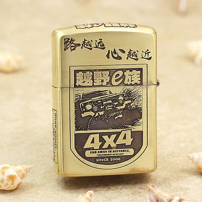 Zippo Heavy-duty Vintage Bronze 'Rubicon Forest Trail' - CC38