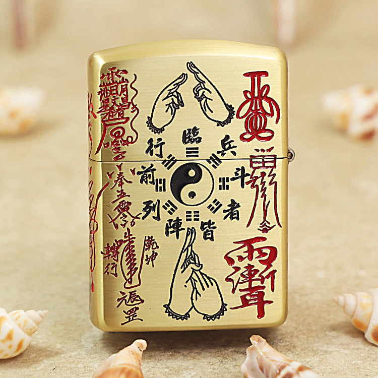 Zippo Heavy-duty Vintage Bronze Zhong Kui Exorcist - CC85