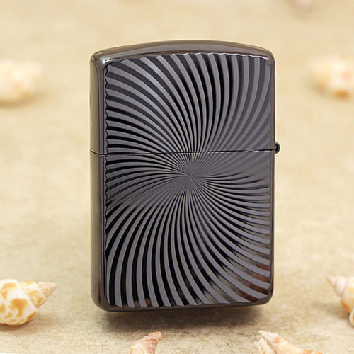 Zippo Heavy-duty Obsidian Ice Titanium Swirl - JP31