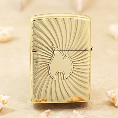 Zippo Heavy-duty Premium Shine Bronze Cyclone ZP Mark - CC55