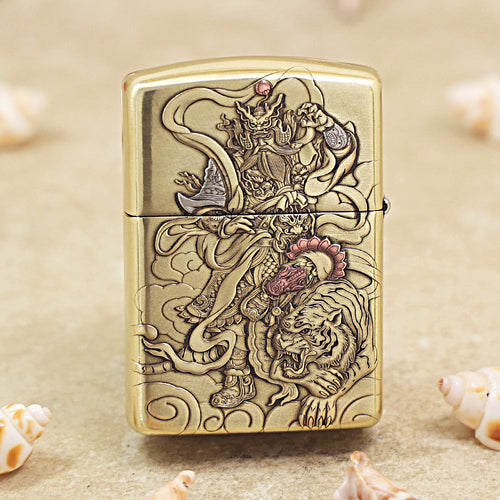Zippo Heavy-duty Vintage Bronze Zhenwu Emperor - CC66