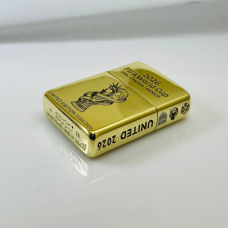 Zippo Armor World Cup 2026 Limited Edition Brass Lighter - 169WC