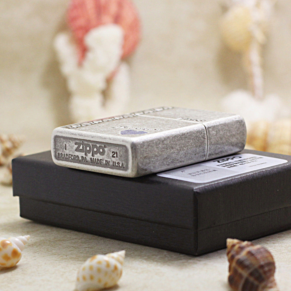 Zippo Blue Heart 'I'm With You' - KR05