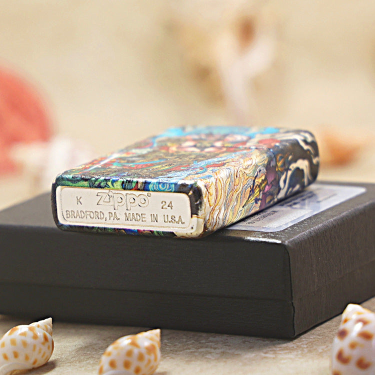 Zippo Hue Decorated Fierce Demon Queller Warrior - CS07