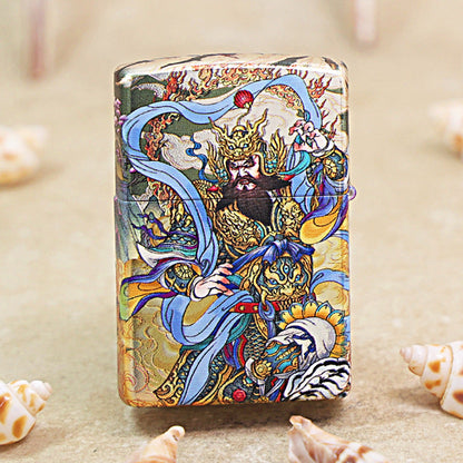 Zippo Hue Decorated Magnificent Chinese Door Protector Warrior - CS06