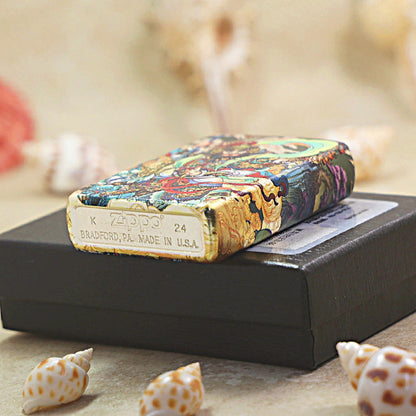 Zippo Hue Decorated Magnificent Chinese Door Protector Warrior - CS06