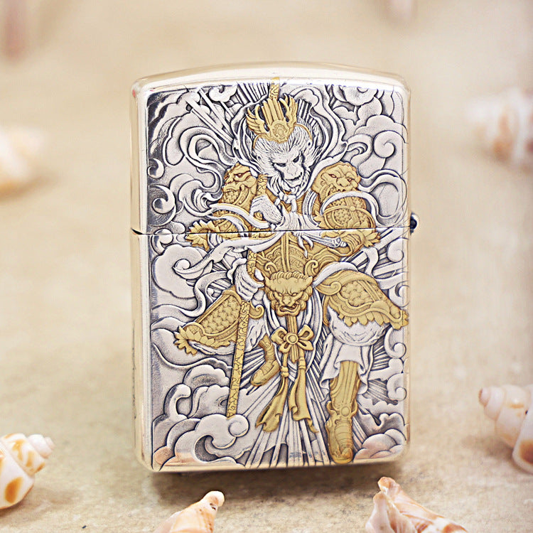 Zippo Dual-Finish Erlang Shen & Howling Dog - 162-DS95