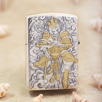 Zippo Dual-Finish Erlang Shen & Howling Dog - 162-DS95