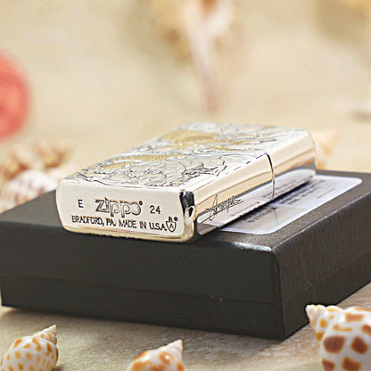 Zippo Dual-Finish Erlang Shen & Howling Dog - 162-DS95