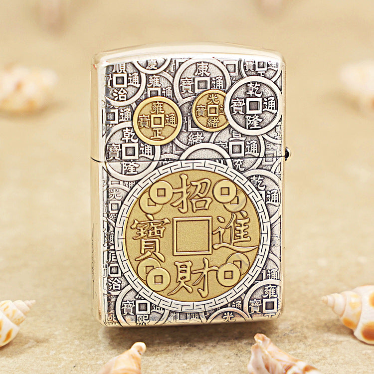 Zippo 'Eight Treasures' Intricate Carve - DS104