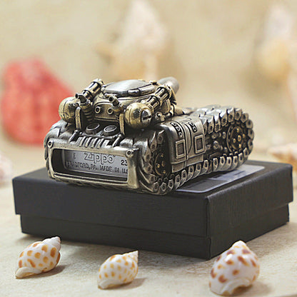 Zippo Solid 3d-embossed Anti-Tank Armored War Machine Case Bundle - CM46