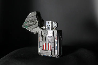 Zippo Solid 3d-embossed Light-Up Stealth Fighter Jet Case Bundle - CM47