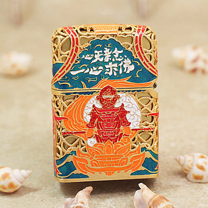 Zippo Solid 3d-embossed Crimson WuKong Case - CM45