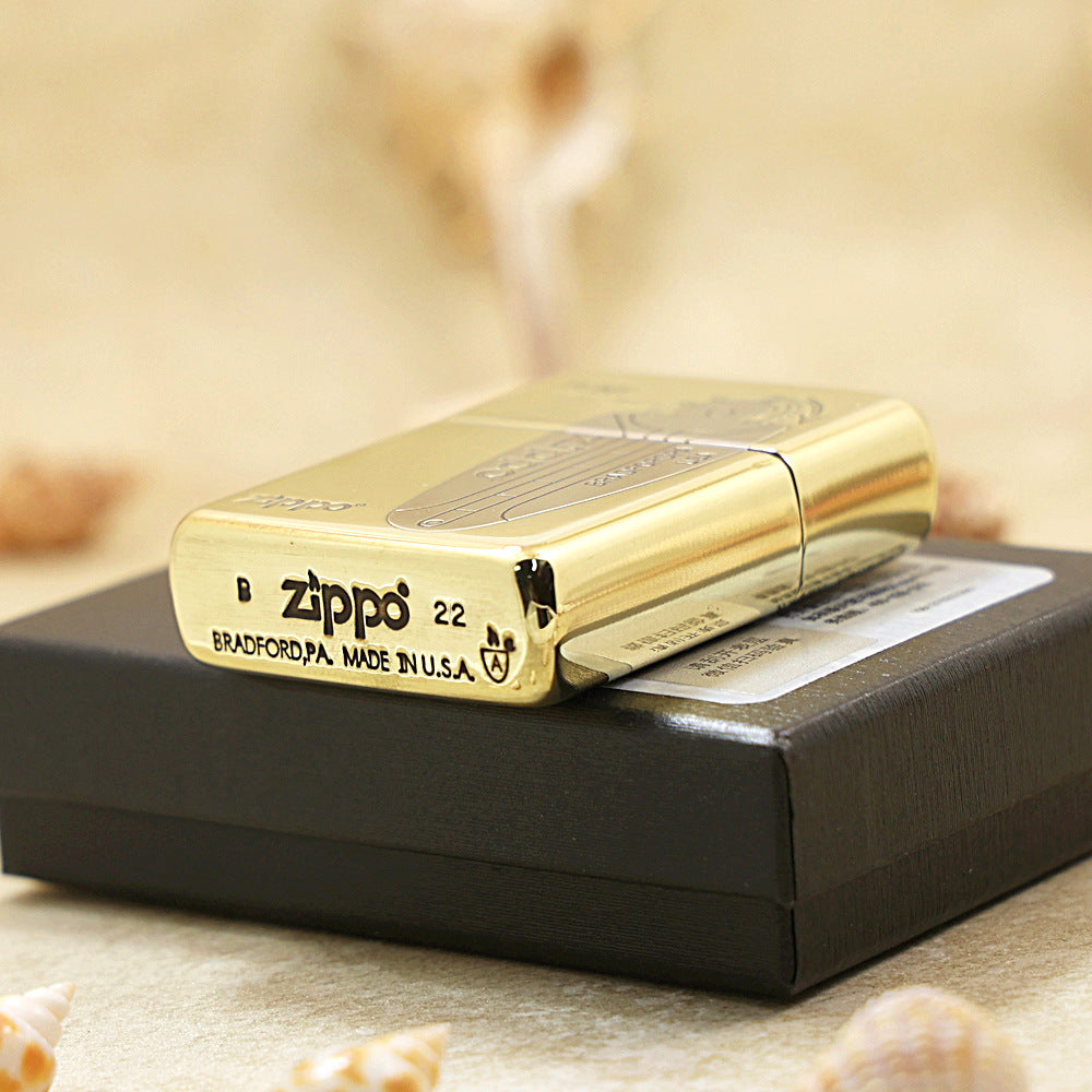 Zippo Premium Shine Bronze Chiseled Flint Mechanism Diagram - SC30