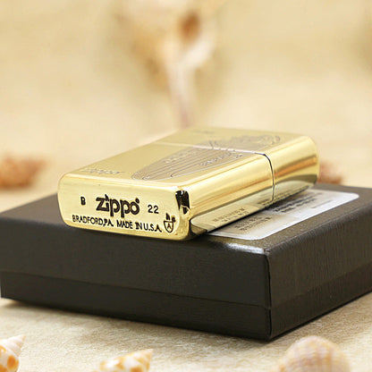 Zippo Premium Shine Bronze Chiseled Flint Mechanism Diagram - SC30