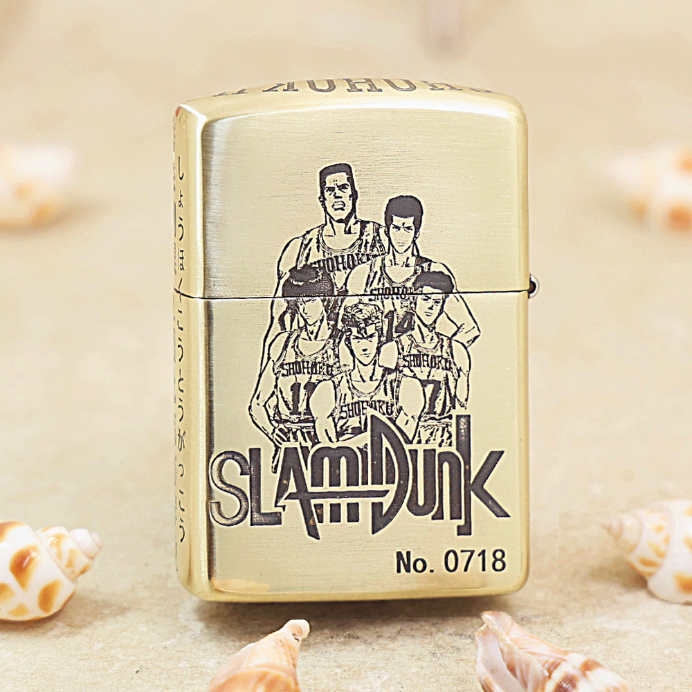Zippo Premium Shine Bronze 'Slam Dunk Mitsui Hisashi' - CC40