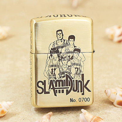 Zippo Premium Shine Bronze Slam Dunk Rukawa Kaede - CC91