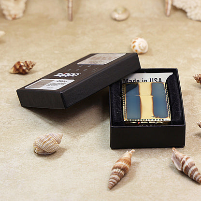 Zippo Limited Version Botanical Border Blue Fume Finish - JP42