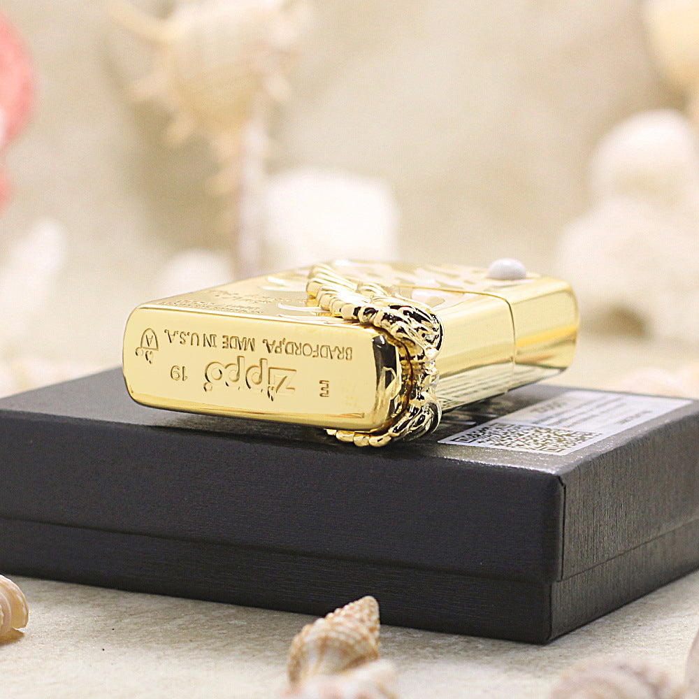 Zippo Limited Version 'The Angel's Wings' with Mother of Pearl Inlay - JP63